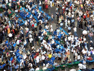 Lourdes, procissão em 2005