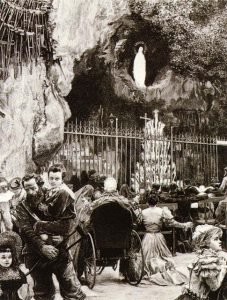 A gruta de Lourdes