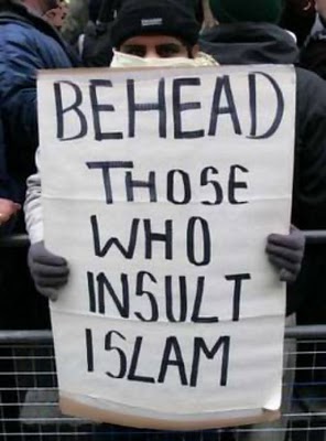 Manif islamica, Londres