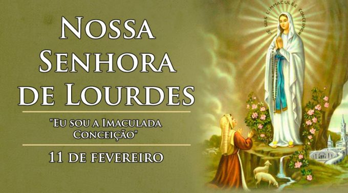 Nossa Senhora de Lourdes.