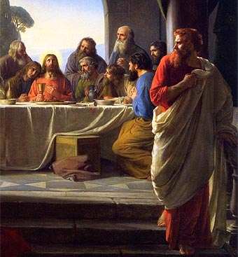 Judas vai entregar Jesus