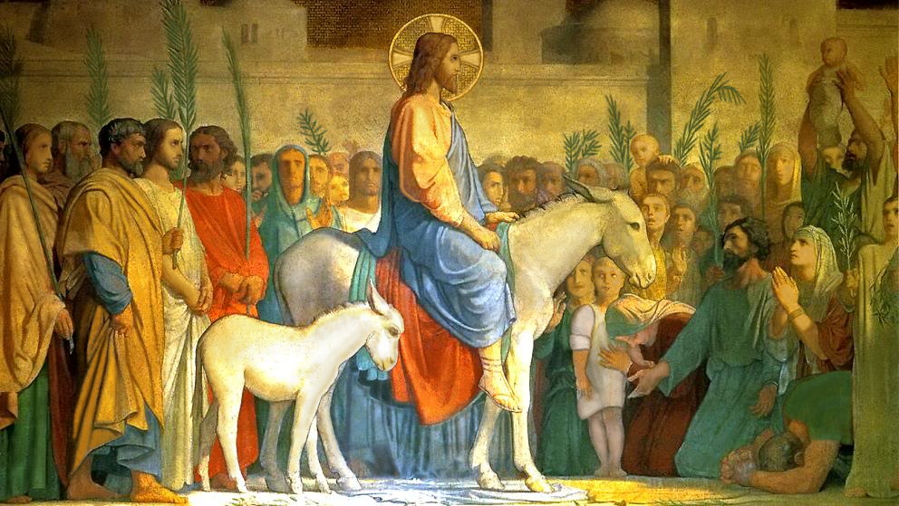 Iniciamos a Semana Santa com o Domingo de Ramos, onde nos lembramos da entrada de Nosso Senhor chegando em Jerusalém montado em um burrinho!