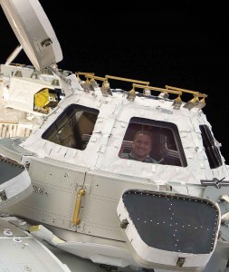 A “Cúpula” da Estação Espacial Internacional onde o astronauta comungava