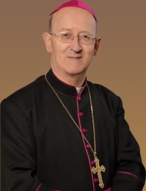 D. Gyula Márfi, Arcebispo de Veszprém, na Hungria na luta com os cristãos.