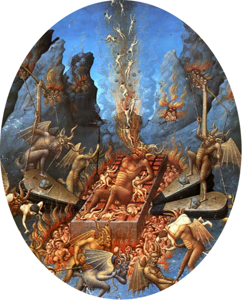 Representação do inferno - Très Riches Heures du Duc de Berry