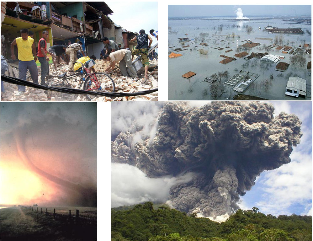 Terremotos, furações, tufões, vulcões e muitas outras coisa vêm acontecendo...