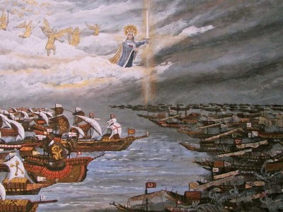 Batalha de Lepanto, heroísmo de São Pio V.