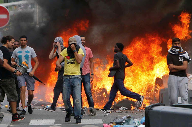 A violência em Paris