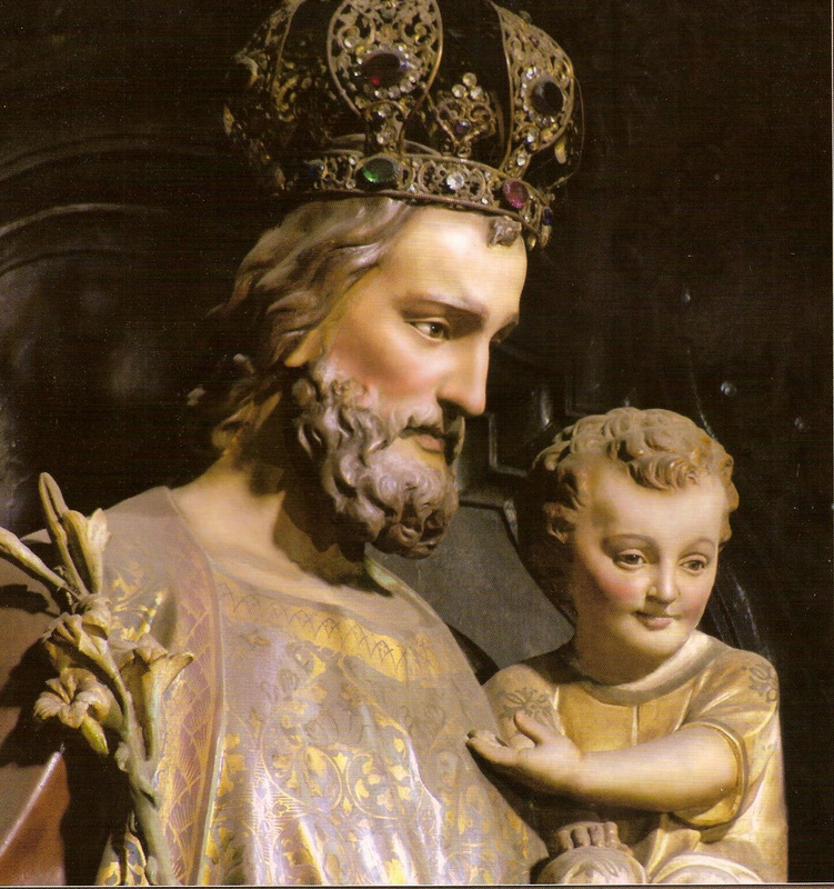 São José patrono da Igreja.