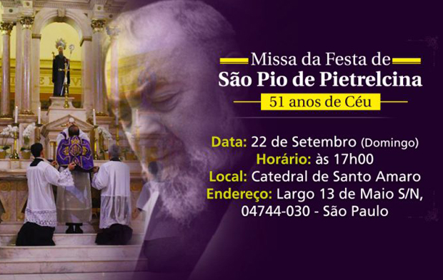 Missa São Pio de Pietrelcina - Imagem Destacada