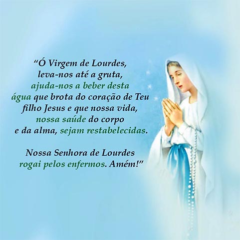 Nossa Senhora de Lourdes - Mensagem 1