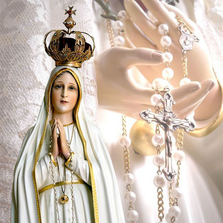 O Santo Rosário é um dos pilares das aparições de Nossa Senhora de Fátima