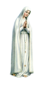Virgem de Fátima no texto 13/05 - A Primeira Aparição de Nossa Senhora de Fátima