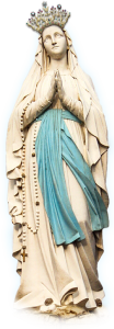 Imagem de Nossa Senhora de Lourdes, a Padroeira da Saúde 