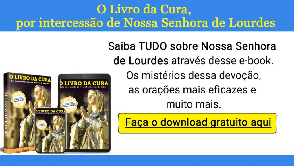 Download GRÁTIS: Livro da Cura, por intercessão de Nossa Senhora de Lourdes