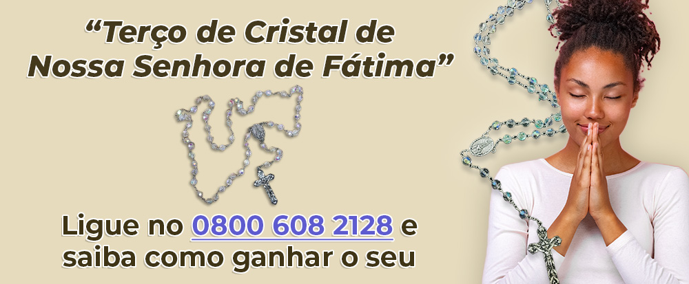 Terço de Cristal de Nossa Senhora de Fátima