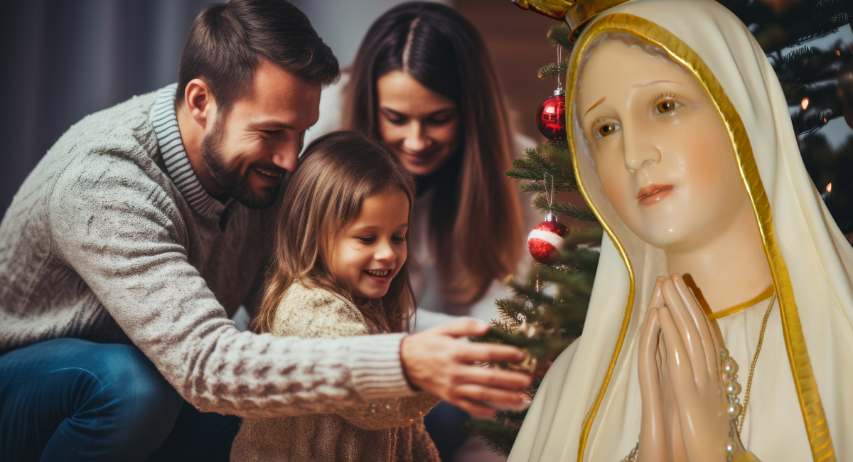 Natal com Nossa Senhora de Fátima