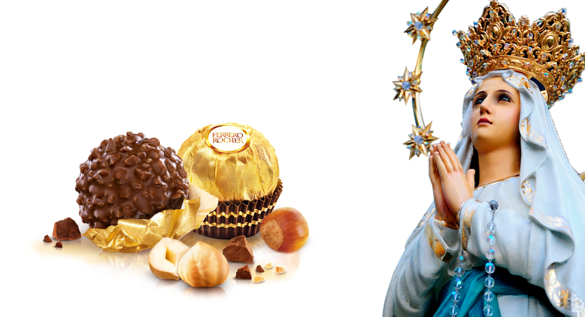 Cobertura do Ferrero Rocher foi inspirado na gruta de Lourdes